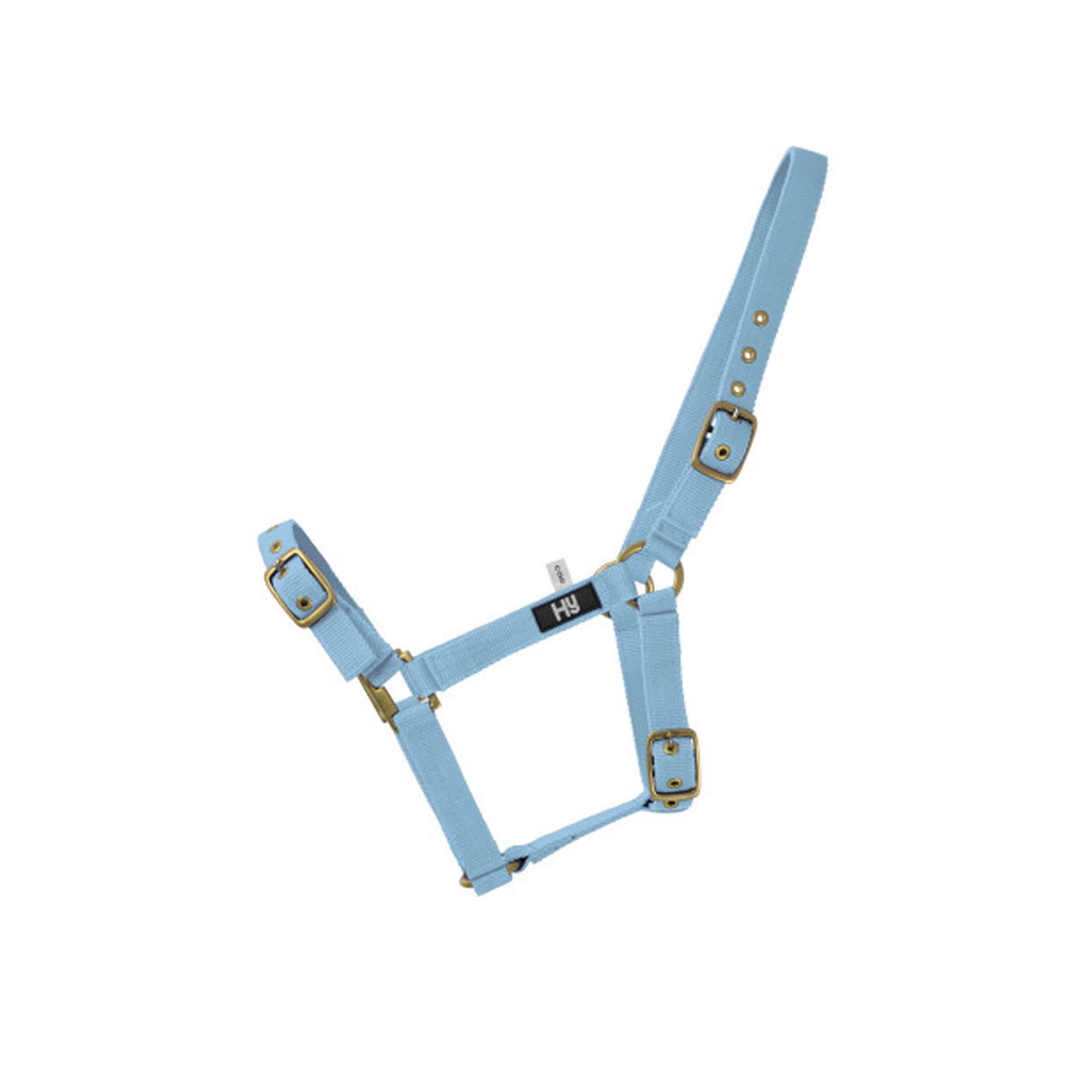 Hy Holly Fully Adjustable Headcollar(Baby Blue, Full)