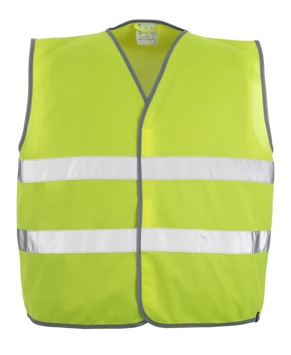 Mascot 50187-874-17 Weyburn Safe Classic Touch Fastening Class 2 Traffic Vest, Size X-2XLOne, Hi-Vis Yellow