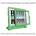 HDE Case for iPad 2 3 4 Kids Shockproof Bumper Hard Cover Handle Stand with Built in Screen Protector for Apple iPad 2nd 3rd 4th Generation (Green)