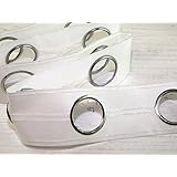 Eyelet Heading Curtain Tape And Rings Per Metre 4 Choices Of Ring