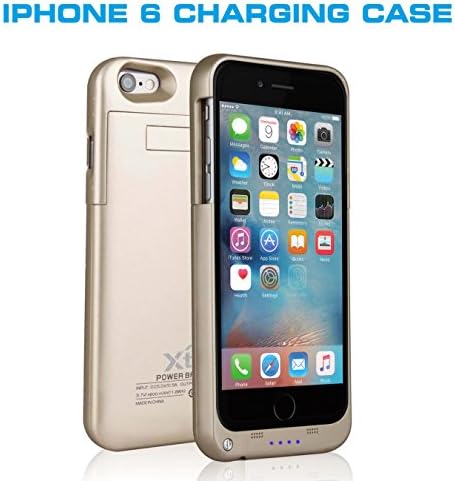 Xtra Charging Case for Apple iPhone 6 (Gold)