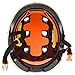 Mongoose Youth Logo Camo Grit Helmet, Orange/Green