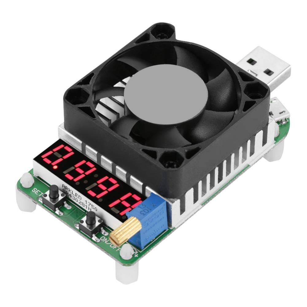 Akozon USB Power Meter Tester, USB Load, Discharge Tester, LD35 USB