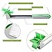 [2 Pack] Longzon Watermelon Windmill Cutter Slicer - Stainless Steel Windmill Watermelon Knife Tongs, Fruit Kitchen Gadget for Melon Cutter And Cantaloupe Scooper, Windmill Shape Tool for Fruit Salad