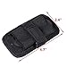 AIRSOFTPEAK Flashlight Pouch Holster Carry Case Holder with 360 Degrees Rotatable Belt Clip, Black