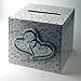 Adorox NEW 3D Double Heart Love Wedding Card Money Gift Box Reception Wishing Well Party Favor Decoration