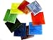 Devardi Glass 4 oz. COE 90 Dichroic, Textured & Fancy Fusible Sheet Glass Mix - 1/4 lb