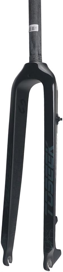TOSEEK 2018 The New Full Carbon Fiber Mountain Bike Fork 26/27.5/ 29inch 530g 3K Matte and Gloss(Sticker 1-1/8"Edition Hard Bicycle Fork