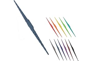 GENERIC Telescoping Spiral Flute 3D-Printed | D Major Key | Portable Pocket Miniature Wind Instrument | Handmade with Innovative Design | Gift for Musicians & Adults, 12 colors (Blue)