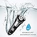 Electric Razor for Men, FLYCO Men's Rotary Shavers Wet & Dry Mens Razors with Pop-up Trimmer, Time Display, Quick Charge, Travel Lock, IPX7 Waterproof Electric Shaver for Men with Travel Case