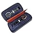 Riun Ex Blue Leather Watch Storage Box - Dual Watch Holder And Organizer - Great Travel Case Display For Your Luxury Watches.
