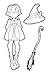 Prima Marketing JN Stamp and Dies-Lil Witch