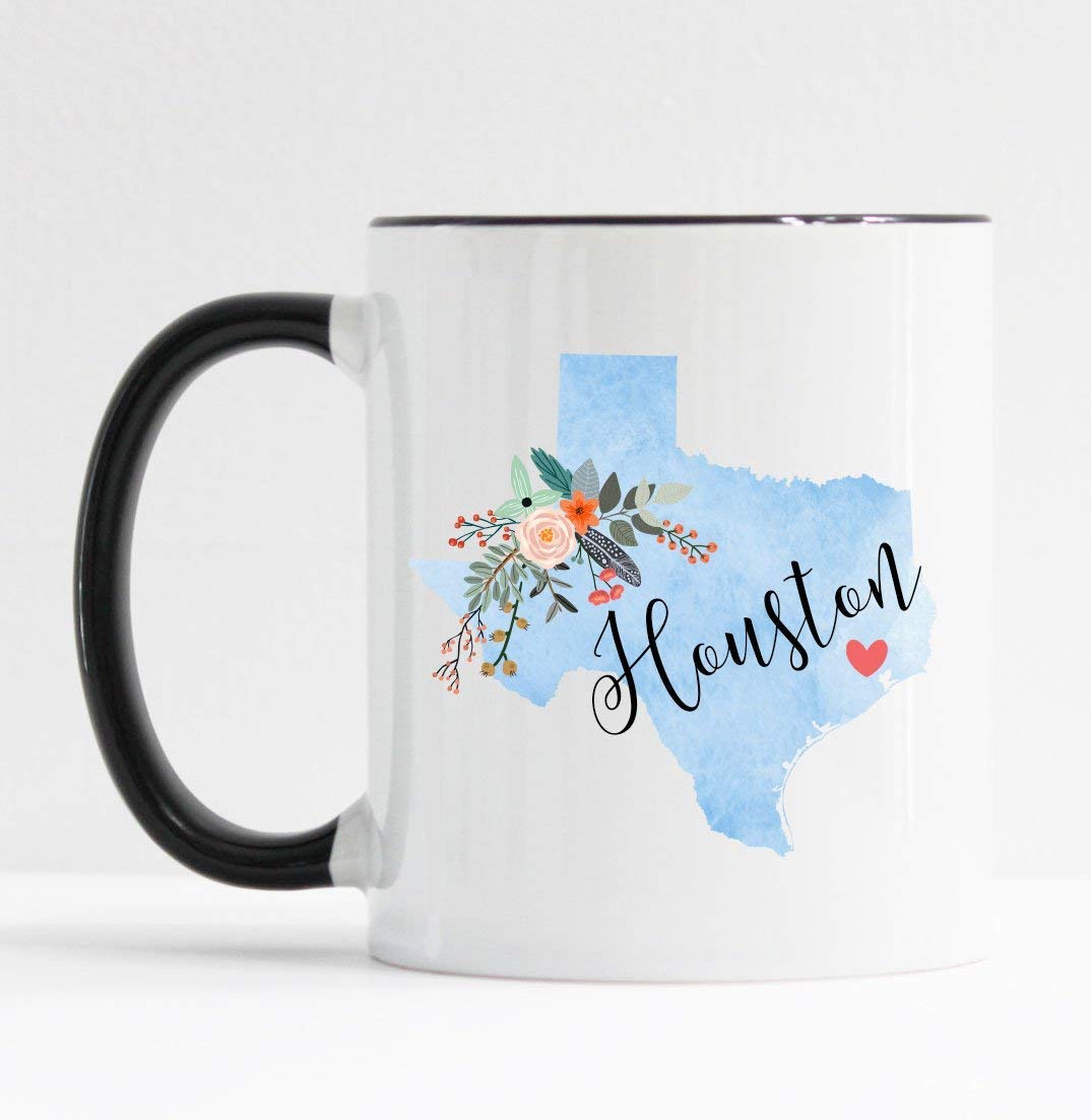 Houston Mug Houston Texas Mug Handmade