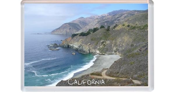 California/California Costa - Estados Unidos - JUMBO imán para ...