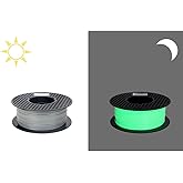 CC3D PETG Filament Glow in The Dark Green 1.75 mm 1KG 3D Printer Filament FDM 3D Printing Material Glow Green Color PETG Stonger Than PLA