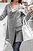 Cupshe Fashion Women's Asymmetric Hem Split Wrap Sweater Poncho Coat