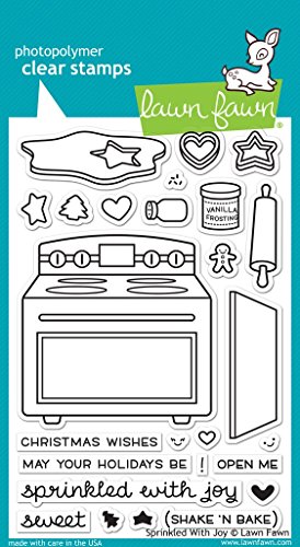 Lawn Fawn Clear Stamp Set – Sprinkled With Joy