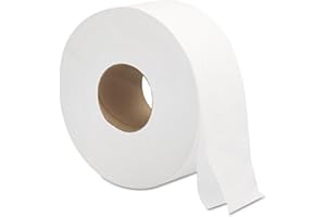 GEN FOUR TWO General Supply 9JUMBO Jumbo Roll Bath Tissue, 2-Ply, 9", White (Case of 12)