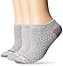 No Nonsense Women's Mesh No Show Liner Socks (One Size, Assorted, 3-Pack)