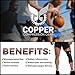 Copper Recovery Knee Sleeve Knee Brace - Best Premium Fit Copper Knee Compression Sleeve - 100% Guaranteed Support Wrap Sleeve Stabilizer for Women and Men - 1 Sleeve