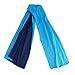 AK Cooling Towel, Super Absorbent Snap Cooling Towels for Sports and Fitness, Blue