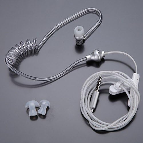 3.5mm in Ear Anti-Radiation Earphone Air Tube Stereo Headset Monaural Headphones