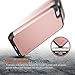 Trianium iPhone SE Case, [Protak Series] Ultra Protective Cases for Apple iPhone SE (2016) & iPhone 5S 5 [Rose Gold] Dual Layer + Shock-Absorbing Hard Bumper Cover
