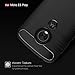 Moto E5 Play Case, Moto E5 Cruise Case with HD Screen Protector UCC Frosted Shield Luxury Slim TPU Bumper Cover Carbon Fiber Design and Anti-Scratch and Non-Slip Cover for Moto E5 Play Black