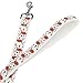 ITERY Christmas Cheer Strong Durable Dog Leash Strap for Puppy Pet-6 Feet Long, 1 Inch Wide (White Elk)