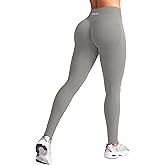 VOYJOY Workout Butt Lifting Leggings for Women Hidden Scrunch Tummy Control Gym Leggings Seamless Yoga Pants