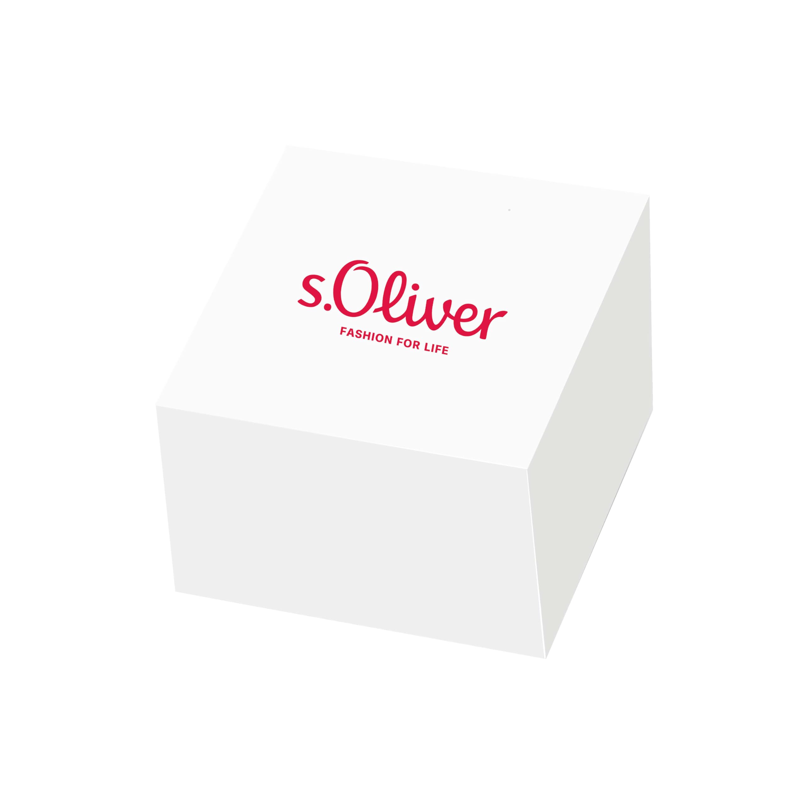 s.Oliver Armbanduhr Herren Chronograph Analog, mit Edelstahl Armband, 3 bar Wasserdicht, Kommt in Uhren Geschenk Box