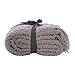 PERSUN Throw Blanket Textured Solid Soft Decorative Knitted Blankets with Fringes for Sofa Couch Home Decor, 50
