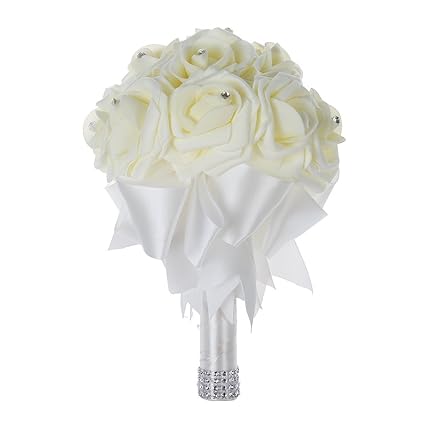 Sodialr Belle Bouquet De Mariage De Mariee Demoiselle Dhonneur Fleur Bouquet De Mariage Fleur Artificielle Bouquet De Roses Bouquets De Mariee