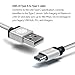 USB C, iOrange-E Type C 6.6 Ft USB C to USB Braided Cable for Samsung Galaxy S8, Pixel, LG G5, Nexus 5X, Nexus 6P, OnePlus 2, Nokia N1, Nintendo Switch and More USB C Ports, Silver