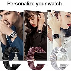 Swhatty Stretchy Nylon Solo Loop Bands Compatible