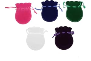 ANKROYU Velvet Gourd Drawstring Pouch 20pcs Luxury Soft Jewelry Bags Gift Pouches for Wedding Party Favors Jewelry Storage Ve