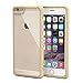 iPhone 6s Case, roocase [Plexis] iPhone 6s Slim Fit Ultra Clear Back PC/TPU Skin Case Cover for Apple iPhone 6 / 6s (2015), Champagne Gold