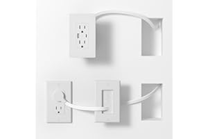 CELENDOR in Wall Cable Management Kit,Recessed Outlet Box for Wall Mount TV,Recessed Power Box with AC/USB Ports & 9.8ft Extender for Unreachable Outlets,Hide TV Cords & Cables