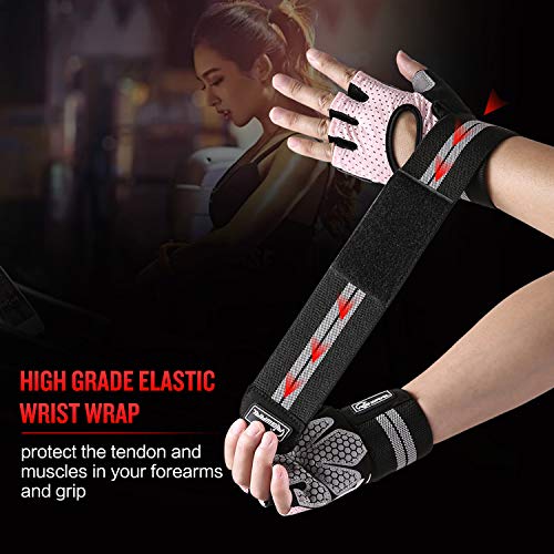 image for RIGWARL Workout Gloves for Women Men, Training Gloves with Wrist Suppo