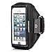 iPhone 5 / SE Armband with Expanded Pocket for Protective Case, Sports Running Armband fits iPhone SE, iPhone 5s, iPhone 5, iPhone 5c, iPhone 4 and iPod Touch 5G, Adjustable, Sweat Resistant