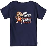 Big Roars in The Field Kid's Dinosaur T-Shirt for Football Fans