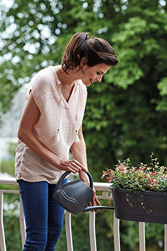 Elho Corsica Easy Balcony - Übertopf - Anthrazit - Draußen & Balkon - L 58.5 x W 24.5 x H 20.2 cm – Bild 6