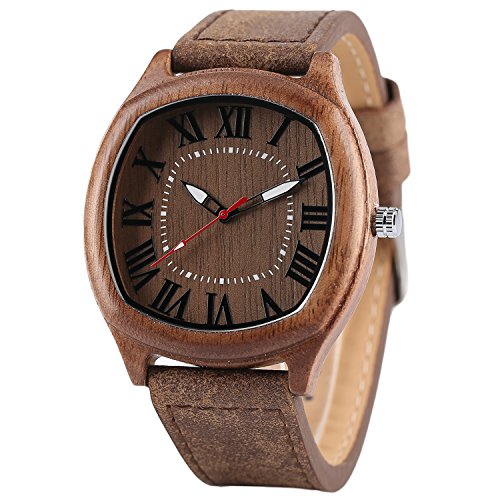 analog wooden watch