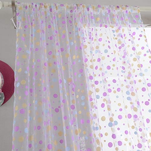 Amazon Com Window Curtains 100cm 200cm Curtain Polka Dot Drape