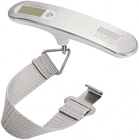 Swiss Craft PZ4000SLV Electric Luggage Scale - Stainless Steel