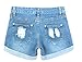 Generic Womens Casual Loose Fit High Rise Jeans Pants Light blue XL