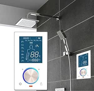 Gowe Digital Shower Control System Shower Mixer Intelligent Shower Control System For Bathroom Amazon Com
