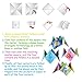 Valentine Cootie Catcher Game, Valentines Day Cards for Kids - Pack of 28 Cards with 4 Different Patterns