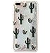 iPhone 8 Plus/7 Plus Case IPLUS Liquid Quicksand Sparkle Stars Floating Transparent Clear Case Crystal Cactus Back Bumper Soft Case for Apple iPhone 8 Plus/7 Plus(iPhone 8 Plus/7 Plus, Cactus)