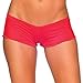 iHeartRaves Scrunch Back Ultra Low Rise Micro Rave Dance Booty Shorts (One Size)